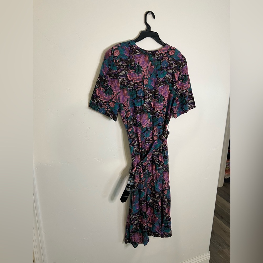 Vintage Caroline Wells Collection Floral midi dress